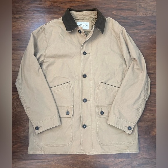 Orvis Other - Orvis Men’s Corduroy Collar Barn Coat Size L